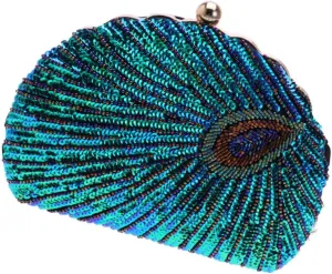 1Pc Fashion Clutch Bag for Women Sparkly Evening Purse Lightweight and Portable Handbag for Parties Banquets and Dances Durable Material