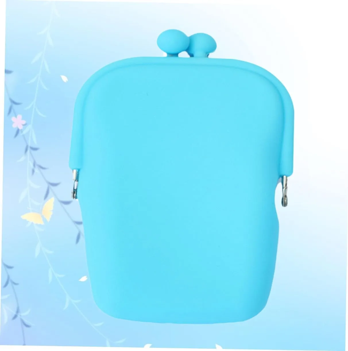 2pcs Data Line Storage Pouch Card Small Stand Coin Purse Silicone Travel Wallet Toiletry Bags for Traveling Purses Bag Travel Makeup Bags Rubber Mobile Phone Bag Mini Girl