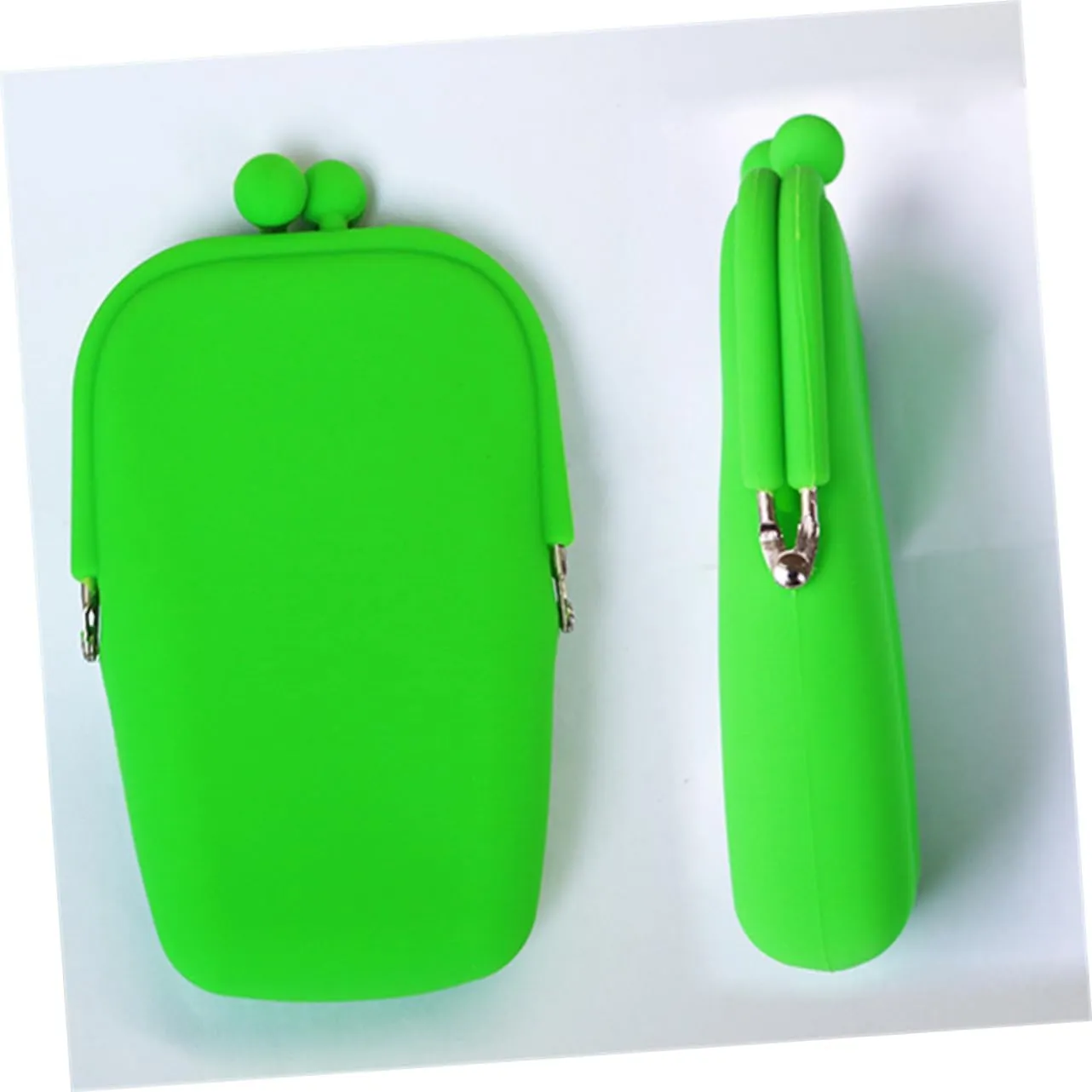 2pcs Data Line Storage Pouch Card Small Stand Coin Purse Silicone Travel Wallet Toiletry Bags for Traveling Purses Bag Travel Makeup Bags Rubber Mobile Phone Bag Mini Girl