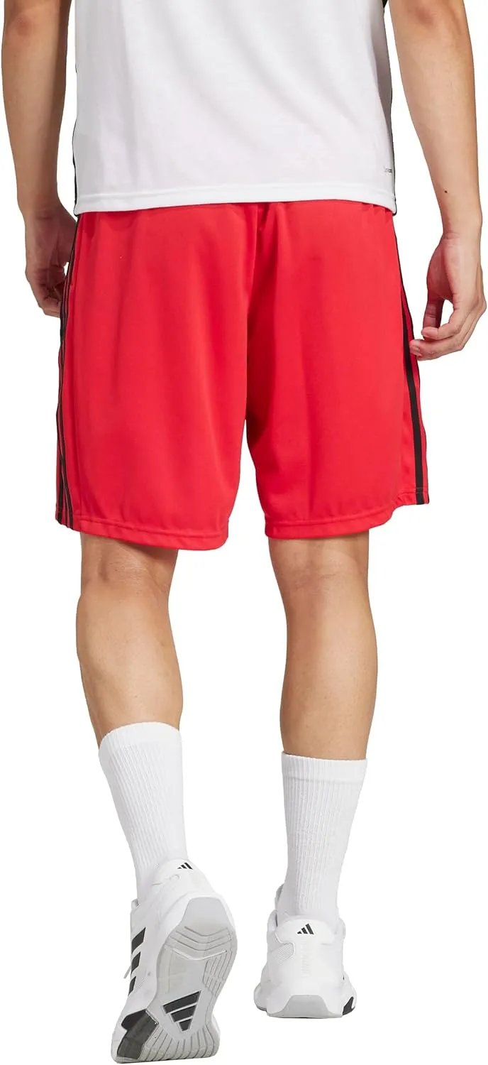 adidas Men's Train Essentials Piqu 3-Stripes Shorts