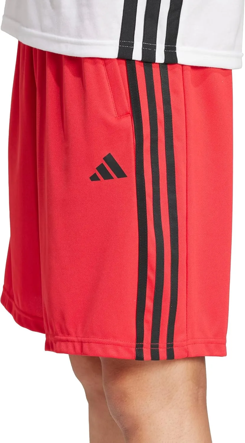 adidas Men's Train Essentials Piqu 3-Stripes Shorts