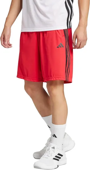 adidas Men's Train Essentials Piqu 3-Stripes Shorts