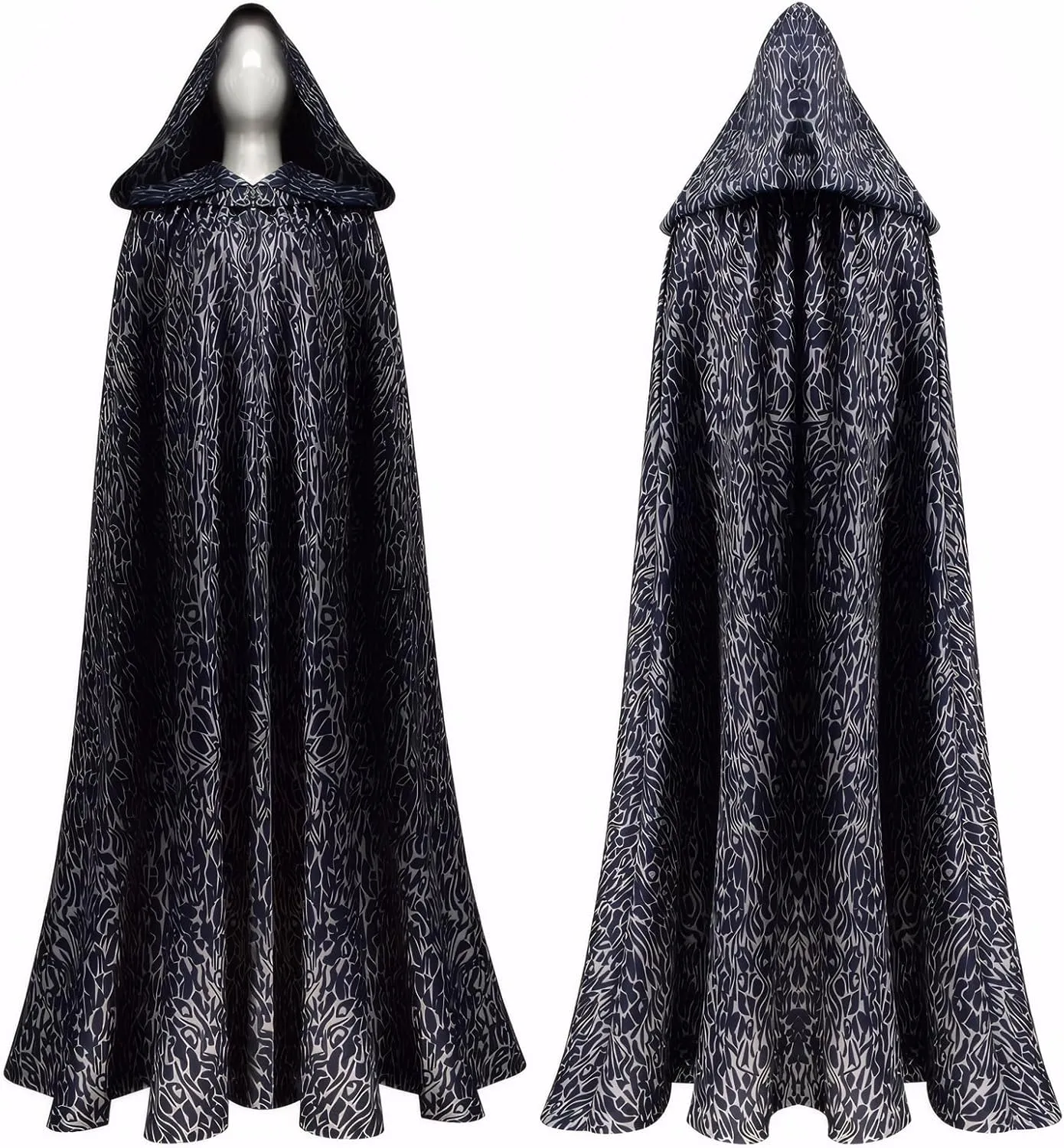Adult Women Princess Padme Amidala Costume Hooded Robe Gray Cloak Halloween Outfits