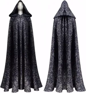 Adult Women Princess Padme Amidala Costume Hooded Robe Gray Cloak Halloween Outfits