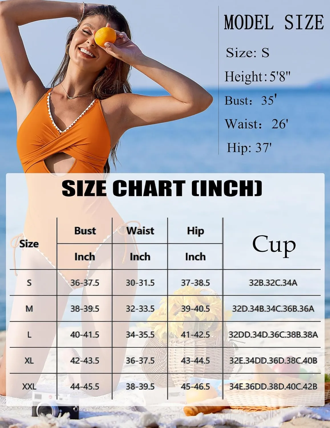 AI'MAGE Women One Piece Swimsuit 2025 Tummy Control Cutout Bathing Suit Wrap Tie Back Swimwear Shell Stitched