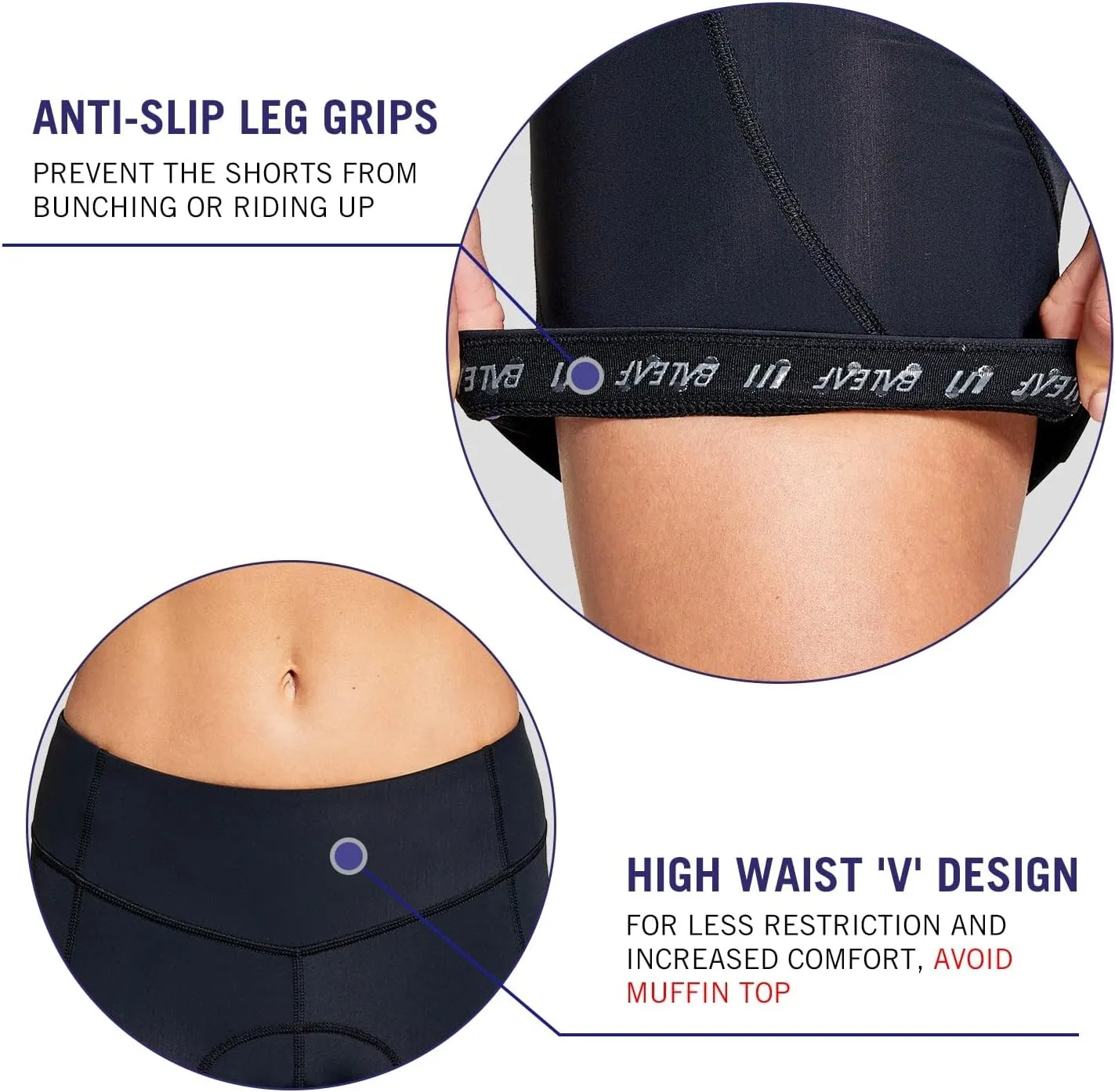 baleaf 4D Padded Bike Shorts Women Cycling Underwear Gel Padding Pockets