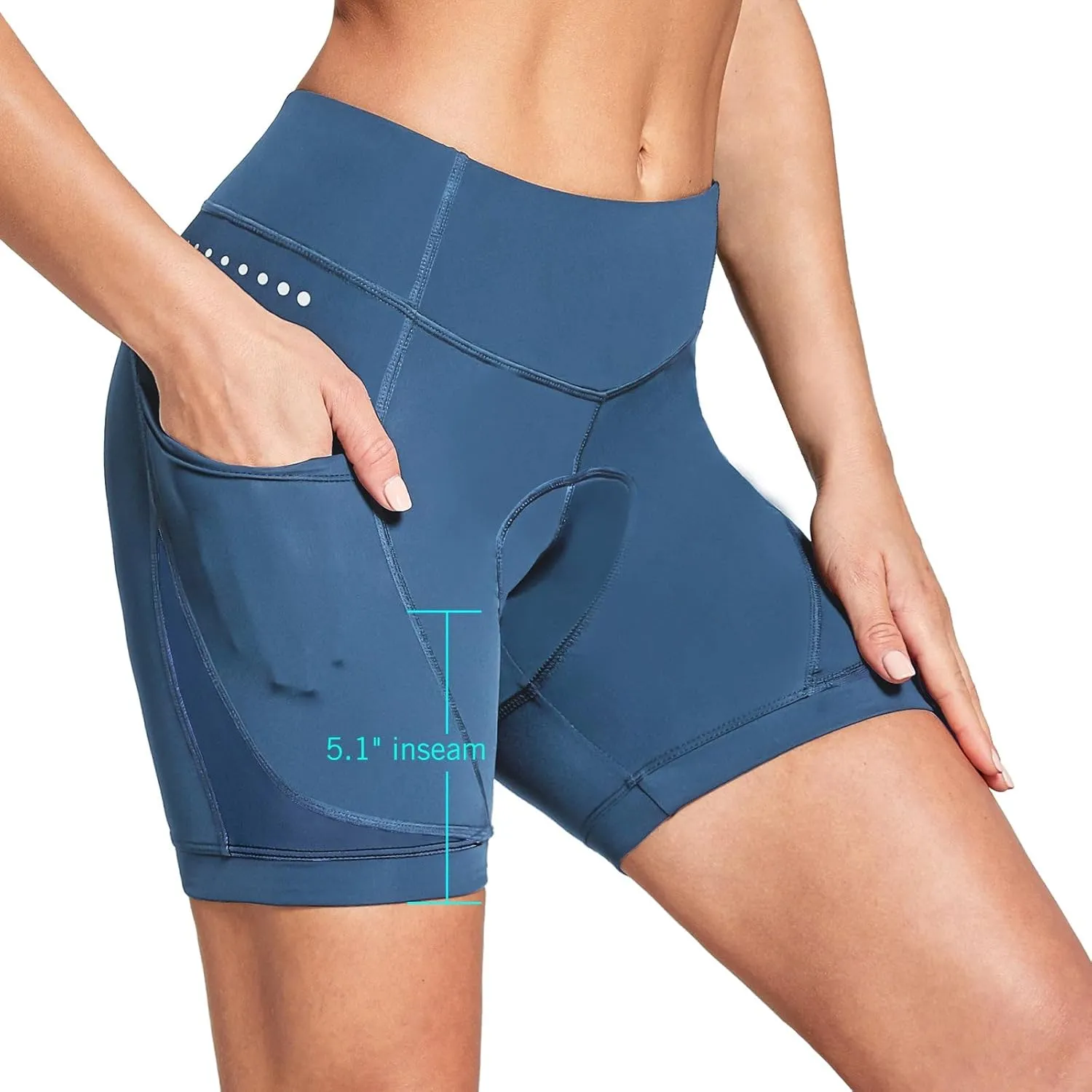baleaf 4D Padded Bike Shorts Women Cycling Underwear Gel Padding Pockets