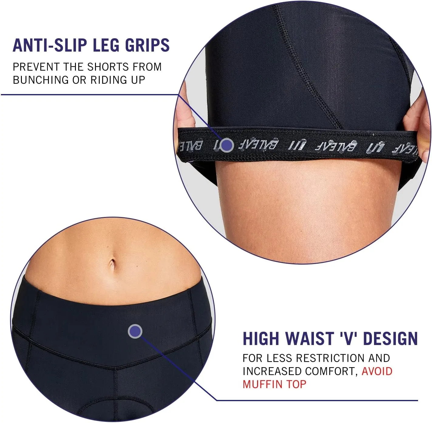 baleaf 4D Padded Bike Shorts Women Cycling Underwear Gel Padding Pockets