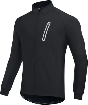 baleaf Men's Winter Cycling Jackets Water Resistant Thermal Running Softshell Jacket Warm Cold Weather Pockets
