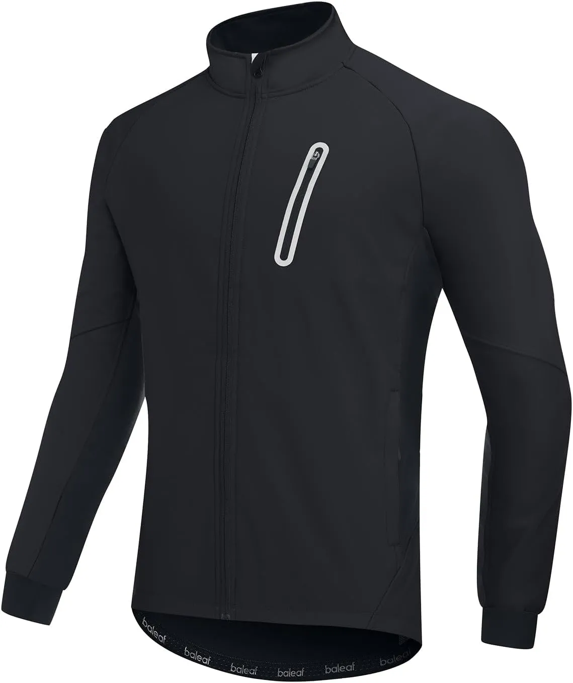 baleaf Men's Winter Cycling Jackets Water Resistant Thermal Running Softshell Jacket Warm Cold Weather Pockets