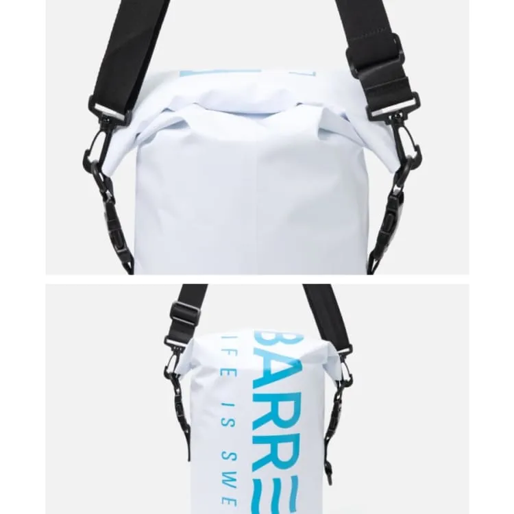 Barrel Piece Logo Dry Bag 10L-WHITE