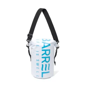 Barrel Piece Logo Dry Bag 10L-WHITE