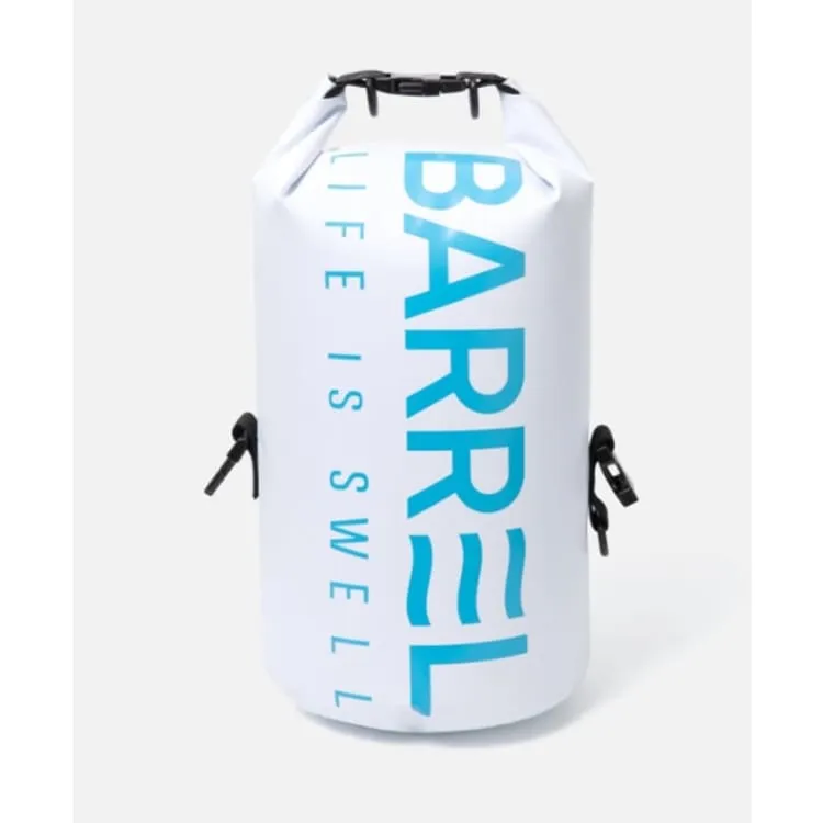 Barrel Piece Logo Dry Bag 10L-WHITE