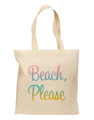 Beach Please - Summer Colors Grocery Tote Bag