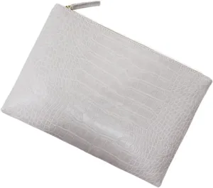 BESTYASH 1 Pc Print Clutch Lady Women Brown Woman Bag Ruched Evening Faux for Trendy Purses Hand Ladies Clutch Purse White Print Pu