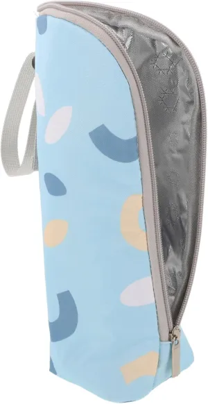 Bottle Insulated Cooler Pouch for Milk Storage Stylish Print Design for Travel Daycare Durable Versatile for Outdoor Activities