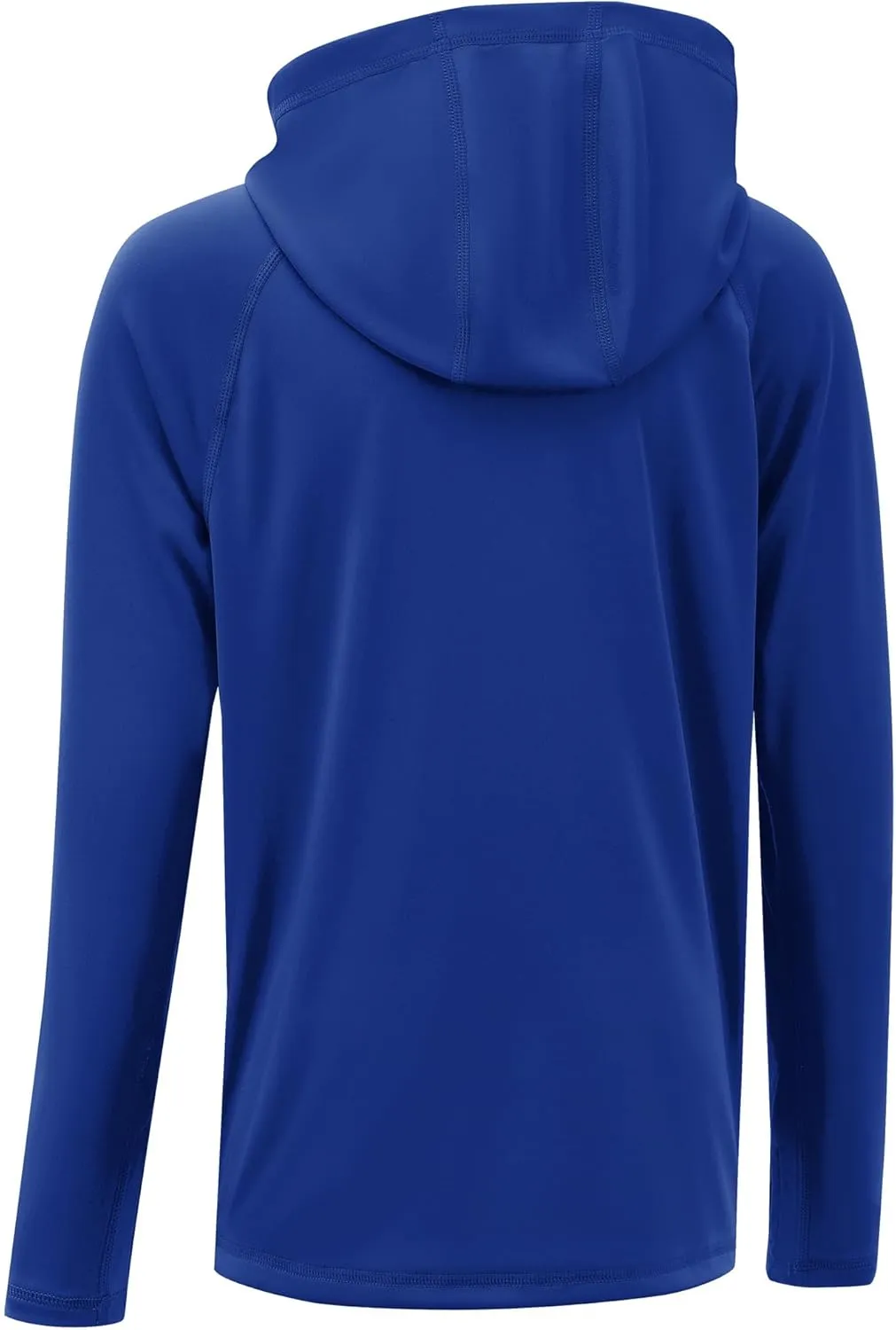 Boys Rash Guard Long Sleeve Hoodie Swim Shirt with Pocket Youth Kids UPF 50  Sun Protection Fishing Shirts Thumb Hole