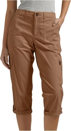 Capri Pants for Women Summer 2024 Cotton Linen Trousers with Pockets Straight Cropped Trousers Pants for Work