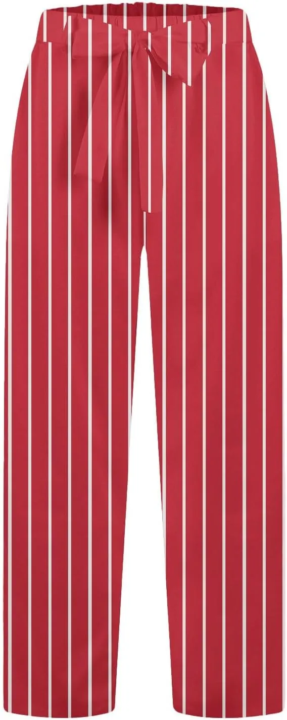 Cargo Japanese Pants for Women Cotton Linen Wide Leg Pants Casual Summer Boho Baggy Lantern Trouser with Pockets