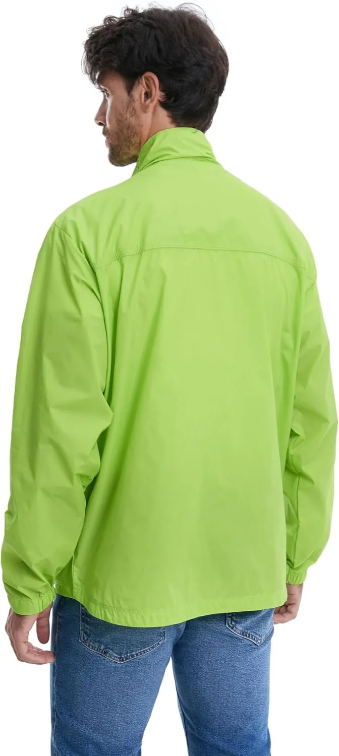 clothin Mens Lightweight Windbreaker Packable Jacket Water Resistant for Hiking Outdoor Cycling