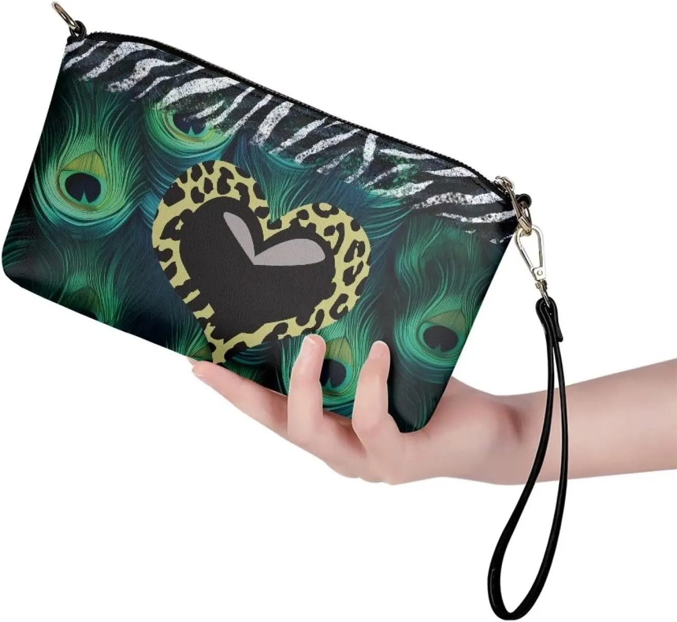 Clutch Purses for Women Formal Zipper Wallet Ladies Purses and Handbags Crossbody Bag