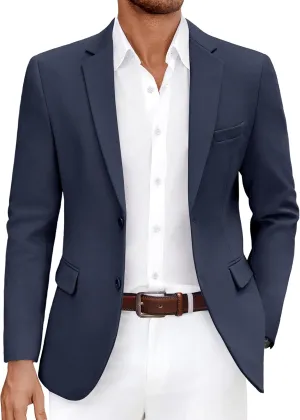 COOFANDY Men's Casual Blazer Slim Fit Lightweight Sport Coat Two Button Suit Jacket