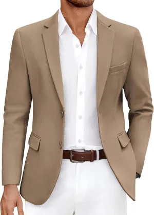 COOFANDY Men's Casual Blazer Slim Fit Lightweight Sport Coat Two Button Suit Jacket