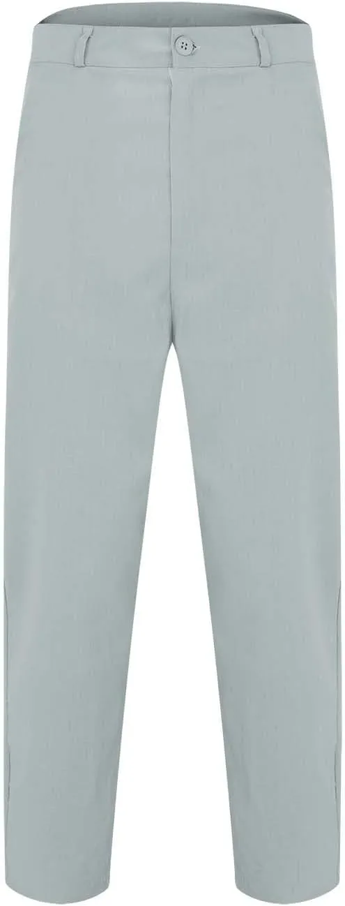 CRNTCEM Summer Golf Pants for Men Straight Leg Business Casual Hiking Travel Pants Tapered Leg Flat Front Formal Dress Pants