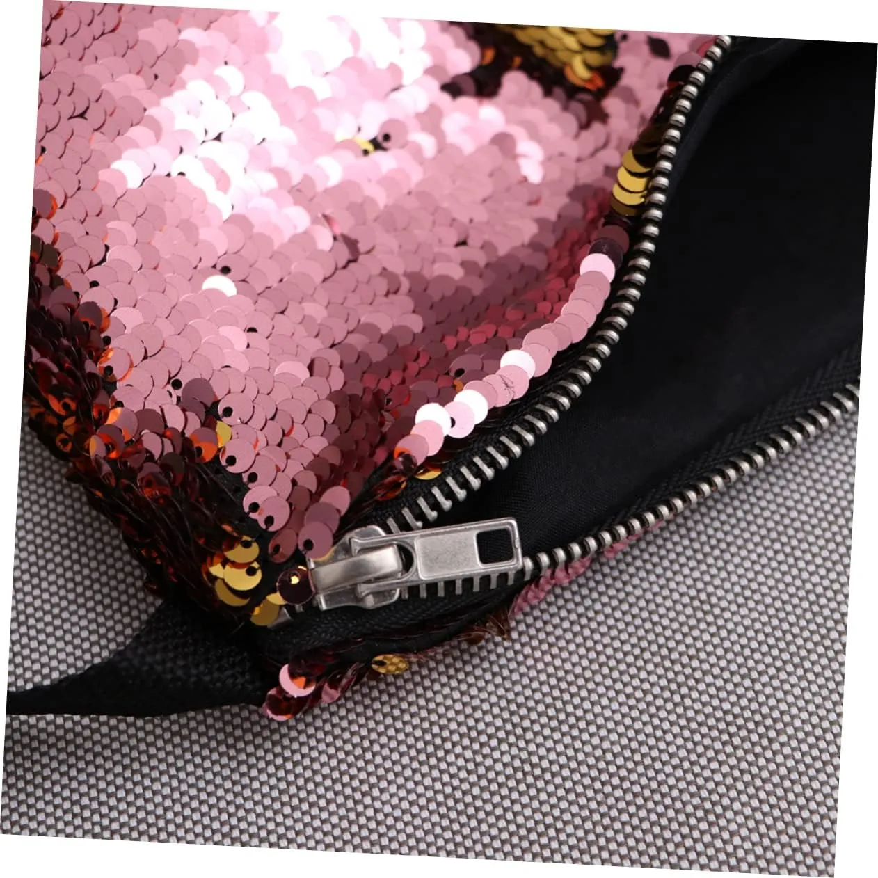 Crossbody Travel Bag The Tote Bag Belt Bag for Ladies Sequins Shining Waist Pouch Waist Bag for Women Crossbody Bags for Women Travel Waist Bags Miss Cosmetic Bag Girl, Medium, Pink