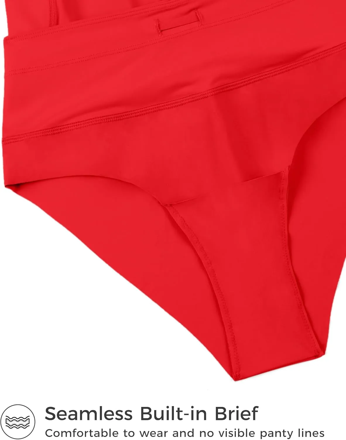 CRZ YOGA Womens 6'' Swim Board Shorts High Waisted Quick Dry Bathing Bottoms Swimsuit Trunks with Liner and Pockets