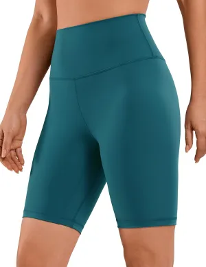 CRZ YOGA Women's Naked Feeling Biker Shorts - 8 Inches High Waisted Yoga Workout Gym Running Spandex
