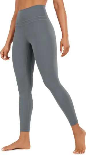 CRZ YOGA Womens Naked Feeling Workout 7/8 Yoga Leggings - 25 Inches High Waist Tight Pants
