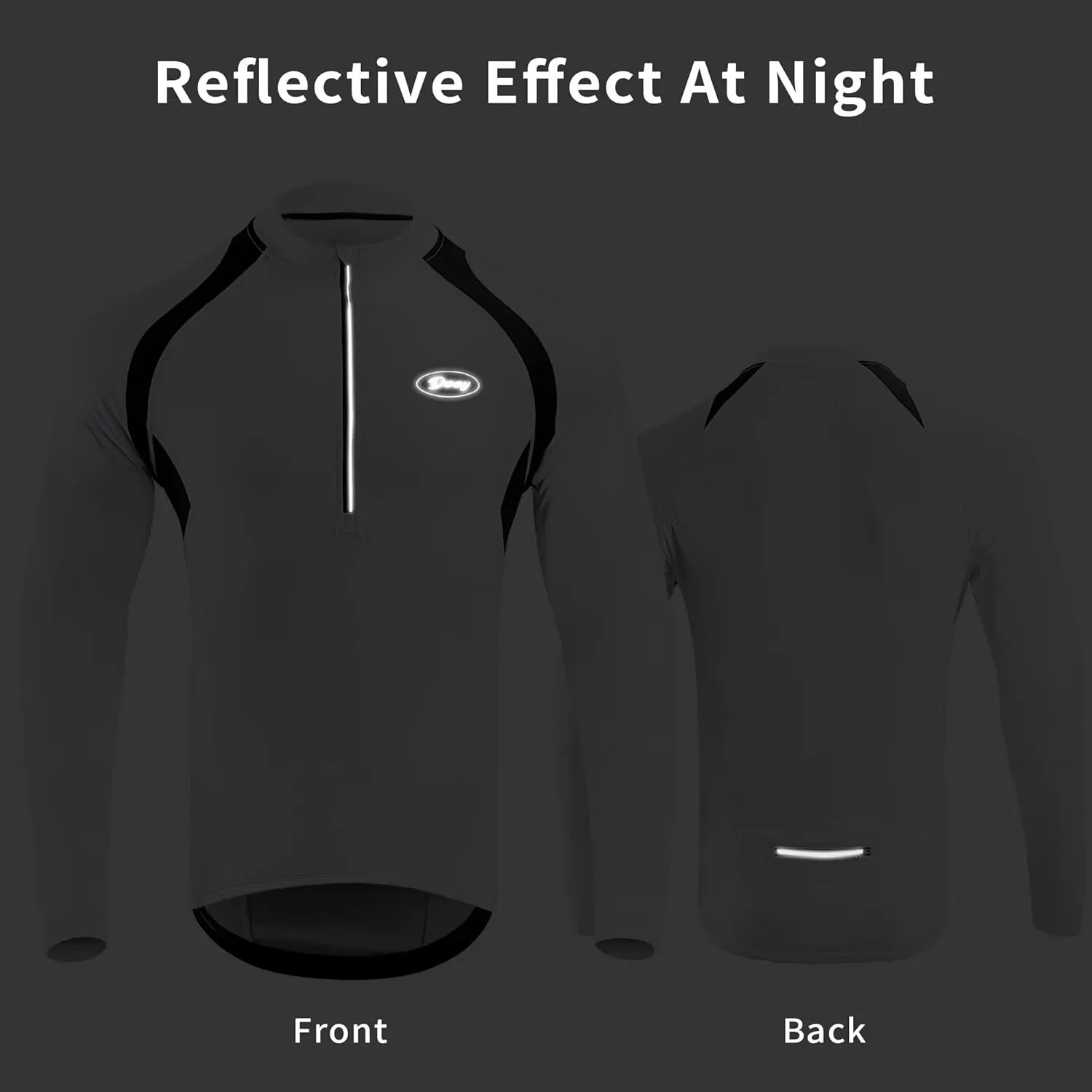 Cycling Bike Jersey for Men Short and Long Sleeve Bike Bicycle Shirts Biking Clothing Breathable Quick-Dry Shirt with Pockets