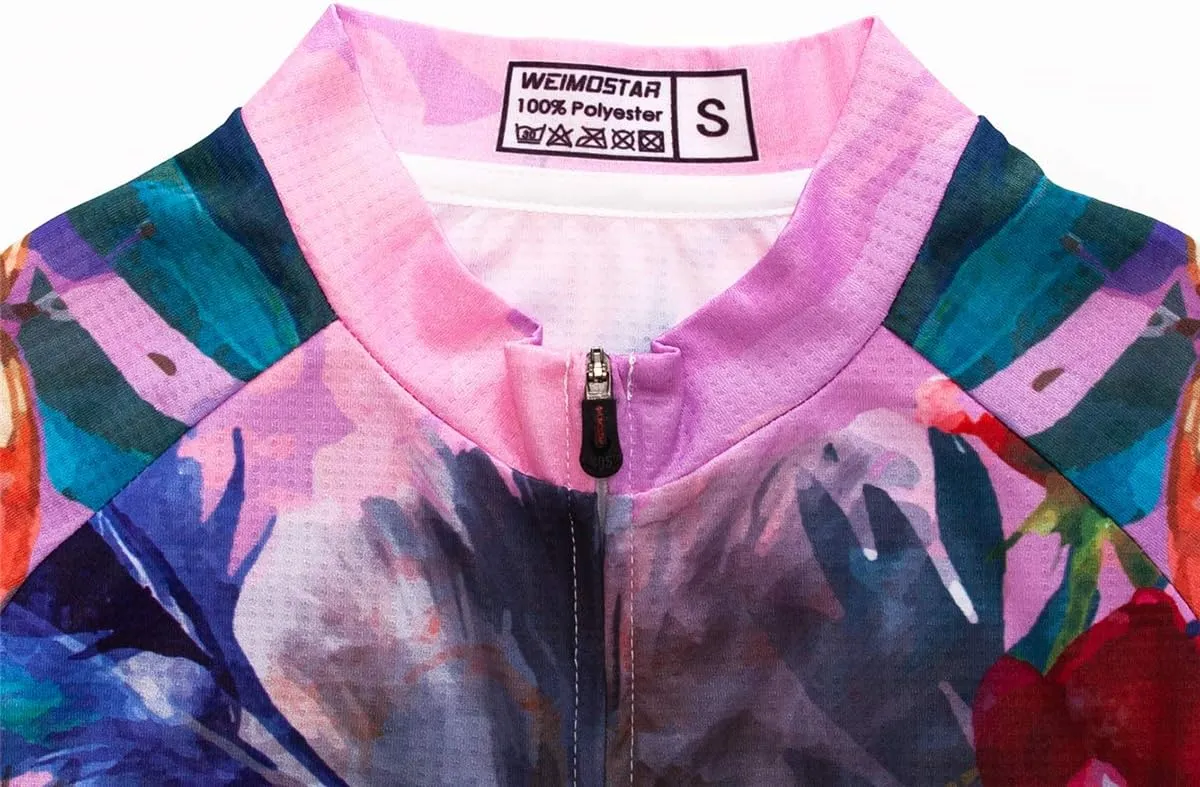 Cycling Jerseys Women,Mountain Bicycle Clothes Summer Cycling Tops Short Sleeve Riding Bike Shirts MTB Jersey Quick Dry