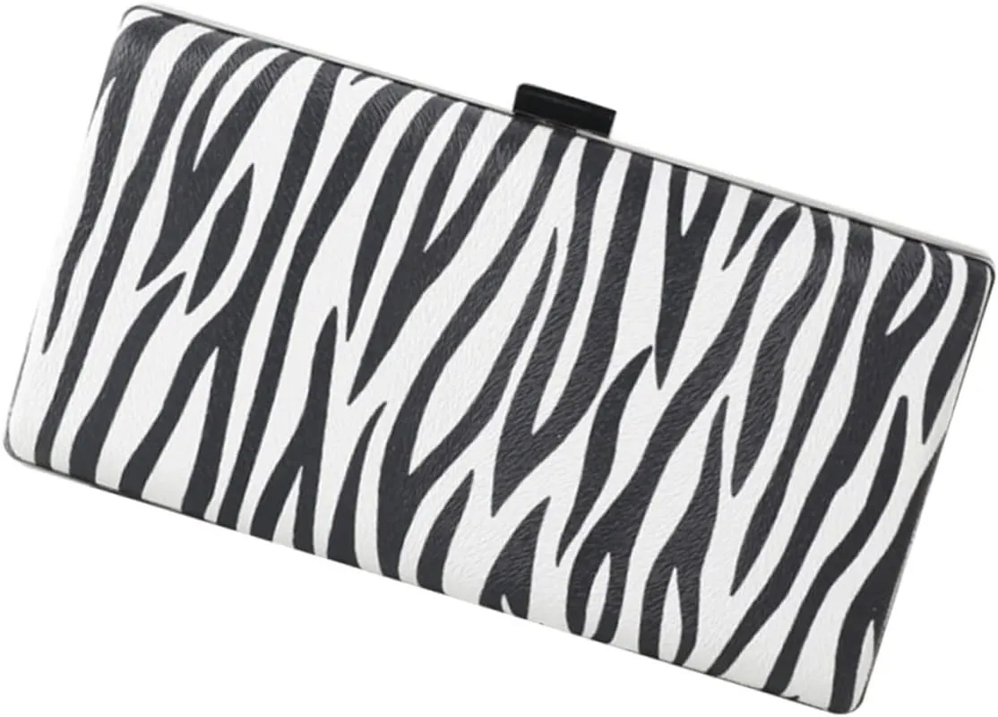 DOITOOL Ladies Shoulder Bags 1pc Dinner Bag Decor Womens Handbags Zebra- Stripe Party Bag Lady Phone Bag Woman Unique Blush, Stripe, 22X12X5CM