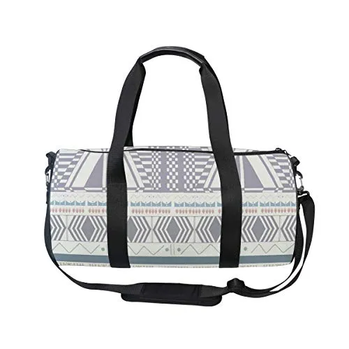 Duffel Bag Aztec Pattern Drawings Women Garment Gym Tote Bag Best Sports Bag for Boys