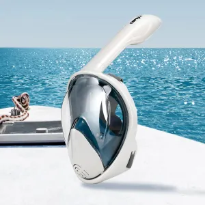 Full Face Anti-Fog Snorkel Mask with Camera Mount and Wide View