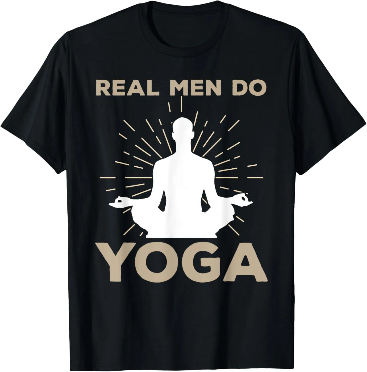 Funny Yoga Design For Men Boys Yoga Pose Meditation Lovers T-Shirt