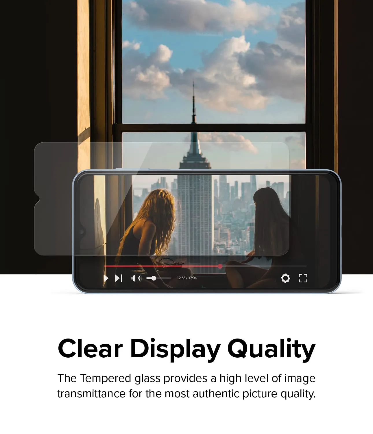 Galaxy A13 4G / A13 5G Tempered Glass Screen Protector Guard | FULL GLASS - 2 Pack