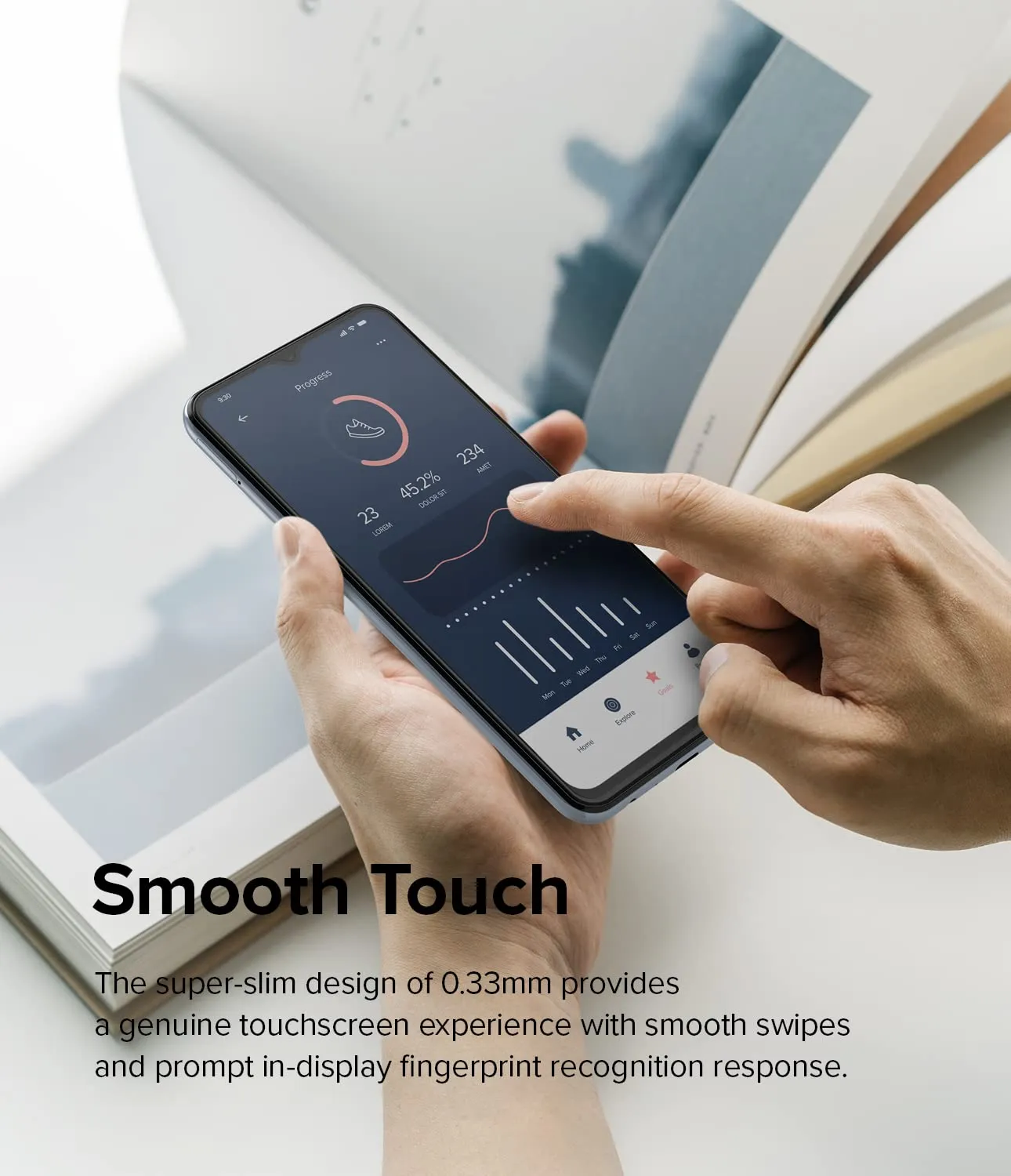 Galaxy A13 4G / A13 5G Tempered Glass Screen Protector Guard | FULL GLASS - 2 Pack
