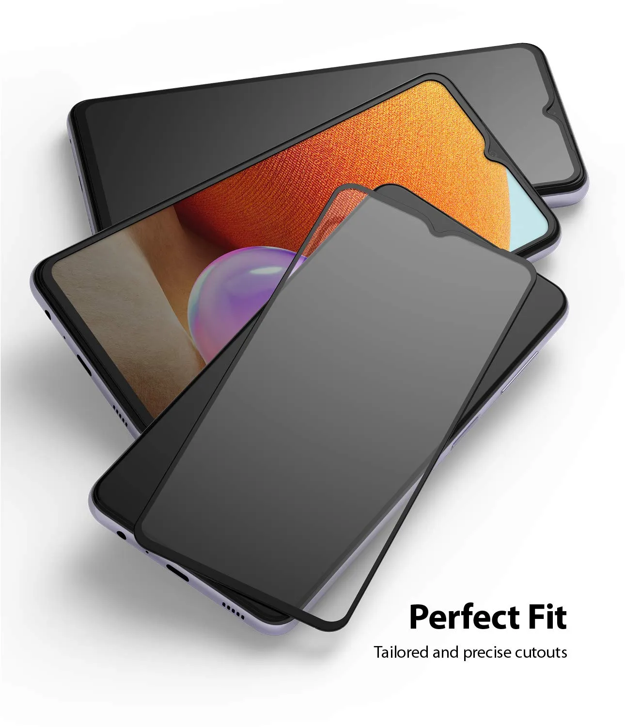 Galaxy A32 4G (LTE) Tempered Glass Screen Protector Guard | FULL GLASS 1 Pack