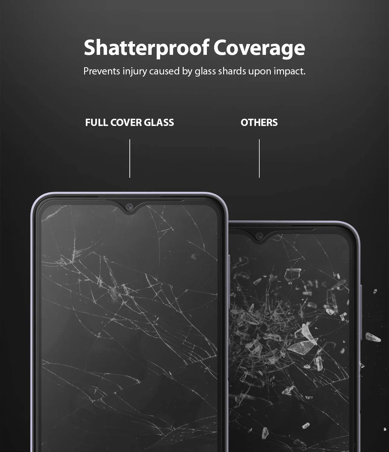 Galaxy A32 4G (LTE) Tempered Glass Screen Protector Guard | FULL GLASS 1 Pack