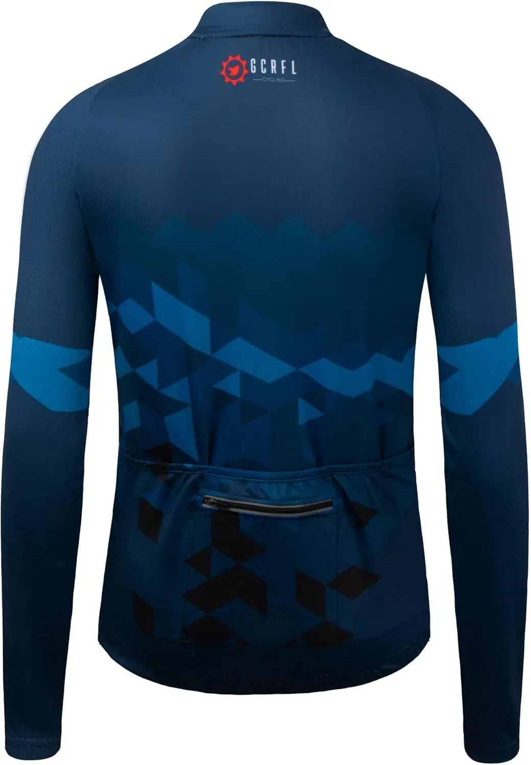 GCRFL Women's Cycling Jersey Long Sleeve Biking Cycling Shirt with 3 1 Zipper Pocket Breathable Quick Dry Bicycle Jersey