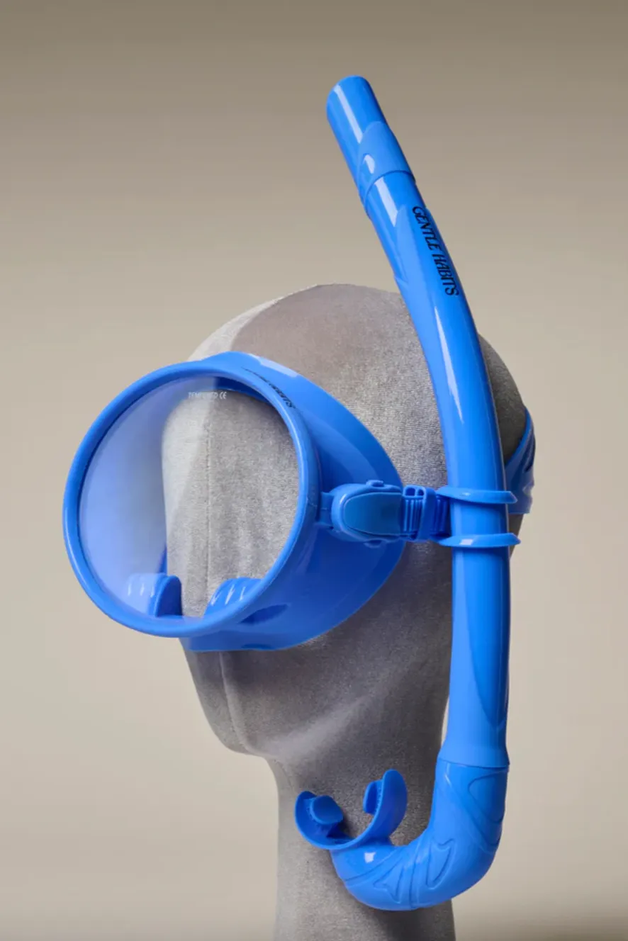 GENTLE HABITS DIVE MASK AND SNORKEL SET - IMMERSION BLUE