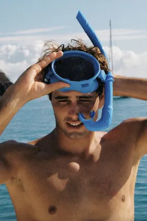 GENTLE HABITS DIVE MASK AND SNORKEL SET - IMMERSION BLUE