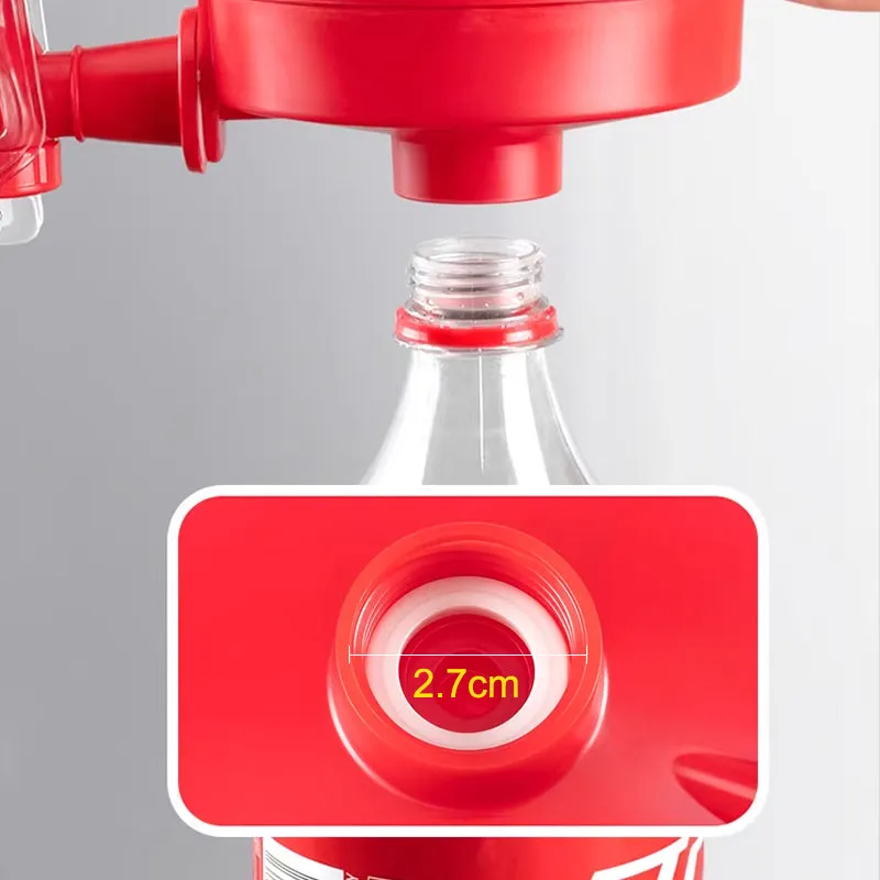 Hand Pressure Carbonated Beverage Dispenser