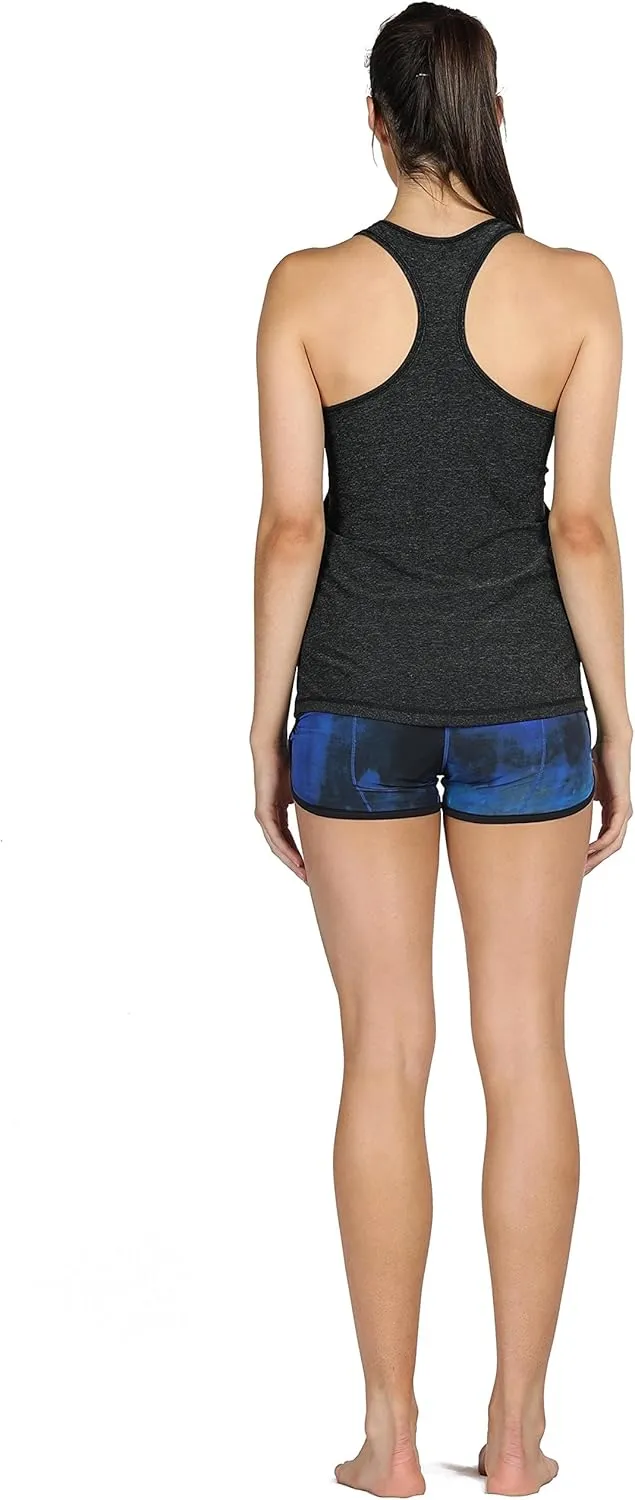 icyzone Women's Racerback Workout Athletic Running Tank Tops (Pack of 3)