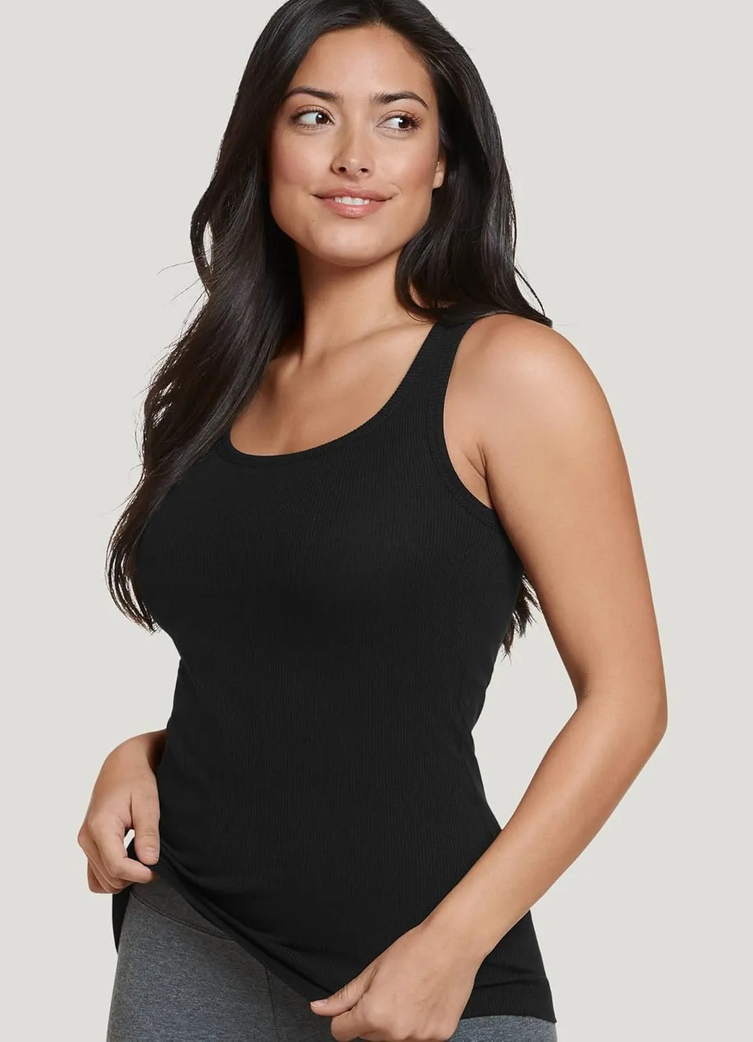 Jockey Women's Performance 100% Cotton Rib Tank
