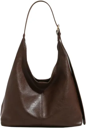 Large Tote Bag for Women Slouchy Shoulder Bag Versatile Commuter Tote with Small Purse Vintage Bags Casual Hobo Bag