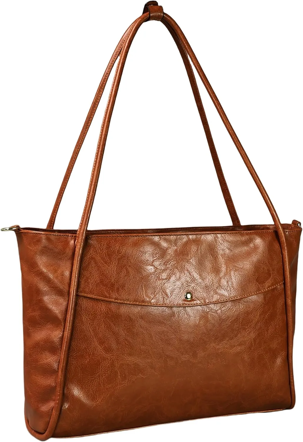 Large Tote Bag for Women Work with Zipper Vegan Leather Shoulder Bags Travel Purses and Handbags Weekender Bags